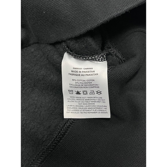 NIKE Sportswear NSW Essential Collection Women Black Crew fleece Oversized XL - Picture 6 of 9